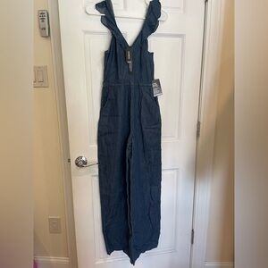 Express Denim Jumpsuit- New
